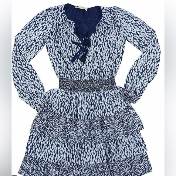 Michael Kors Black and White Bishop Sleeve Sundress - Picture 5 of 13